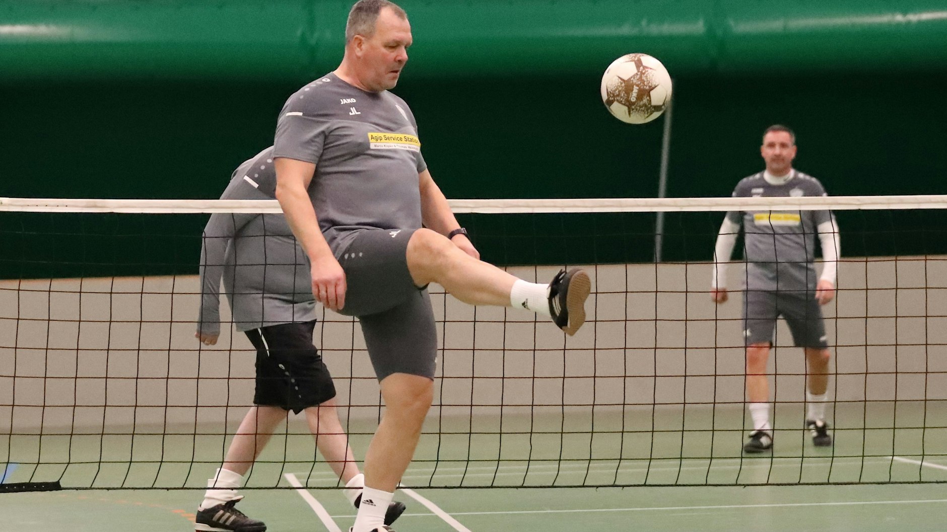 Technik immer noch wie aus dem Lehrbuch, Wettkampfgewicht geht so …: Jörn Lenz, Teammanager der Regionalliga-Mannschaft.