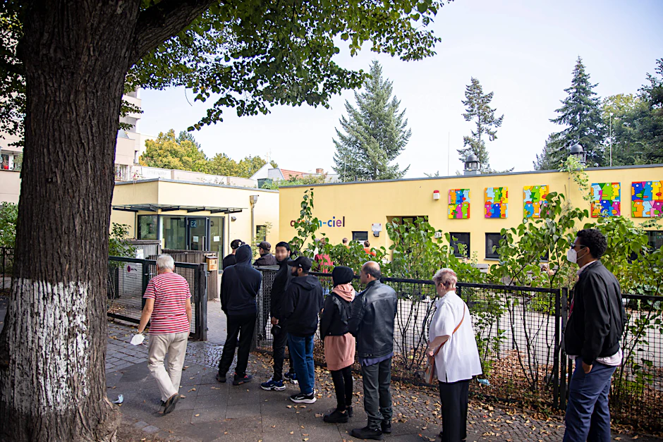 September 2021: Auch im Bezirk Neukölln standen die Menschen an um ihre Stimme abzugeben.