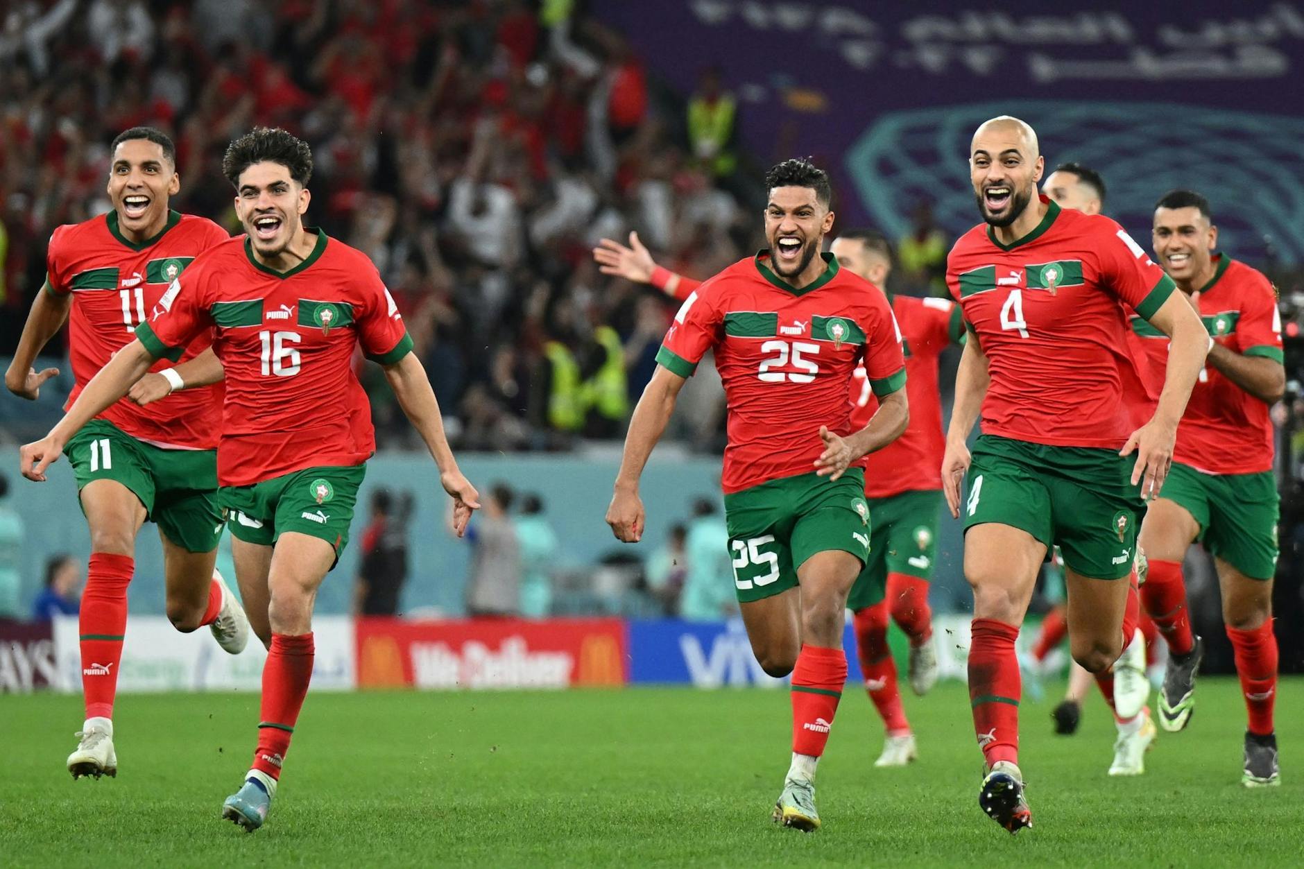 Marokko will mit einem Sieg über Portugal ins WM-Halbfinale stürmen.