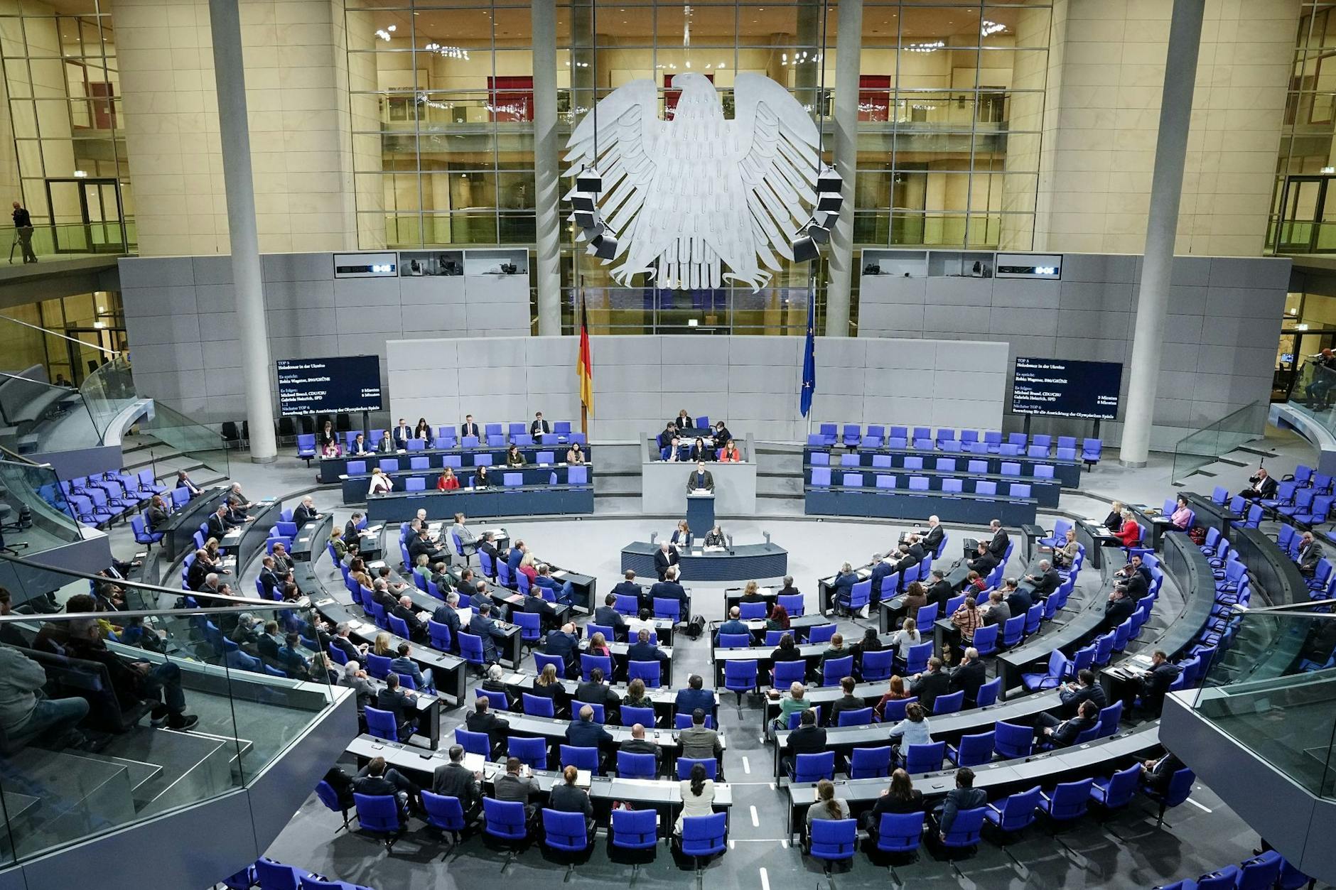 Der Bundestag gedenkt in seiner Sitzung des Holodomors in der Ukraine.