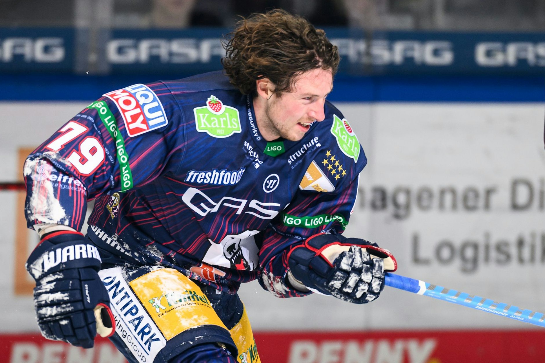 Lewis Zerter-Gossage will nach seinem guten Debüt gegen Bremerhaven weiter richtig Gas für die Eisbären geben.