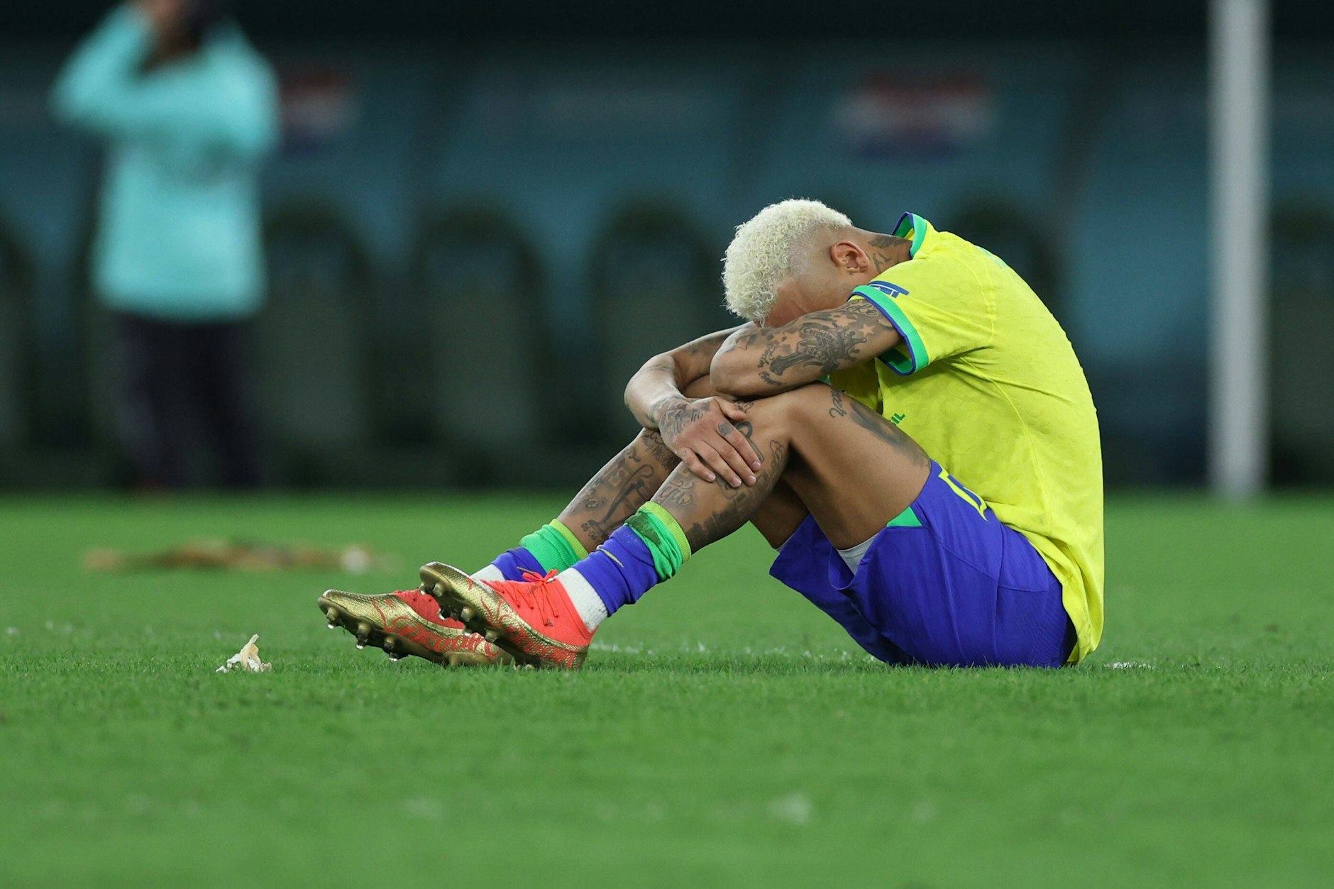 Neymar ist nach dem Viertelfinal-Aus gegen Kroatien erst mal mit sich selbst beschäftigt.