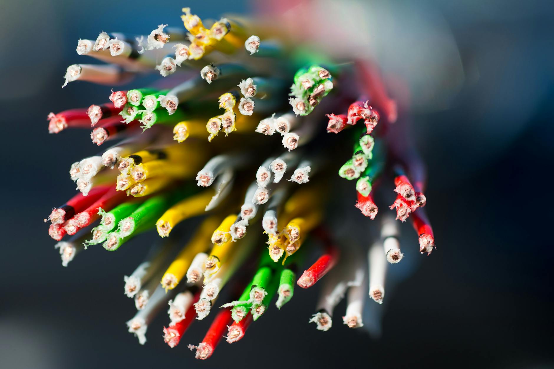 Ein aufgeschnittenes Freileitungs-Telefonkabel der Telekom. Ist das Netz daheim wesentlich schlechter als vertraglich vereinbart, steht den Verbrauchern eine Reduzierung der Monatszahlung zu.
