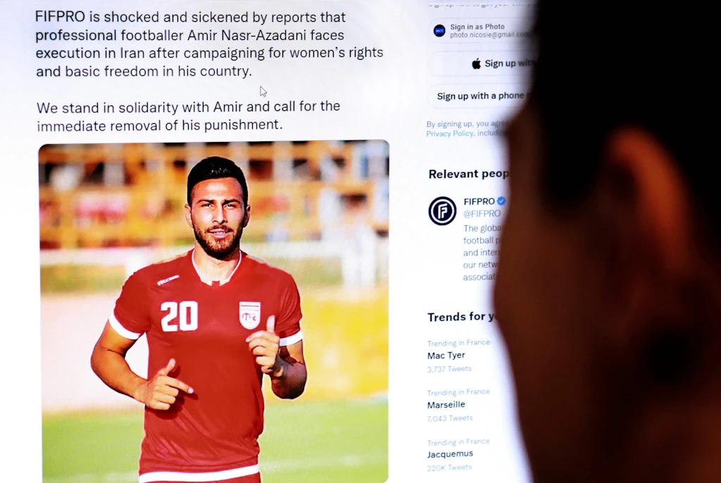 „Hochverrat“: Iranischer Fußballer Nasr-Azadani zum Tode verurteilt