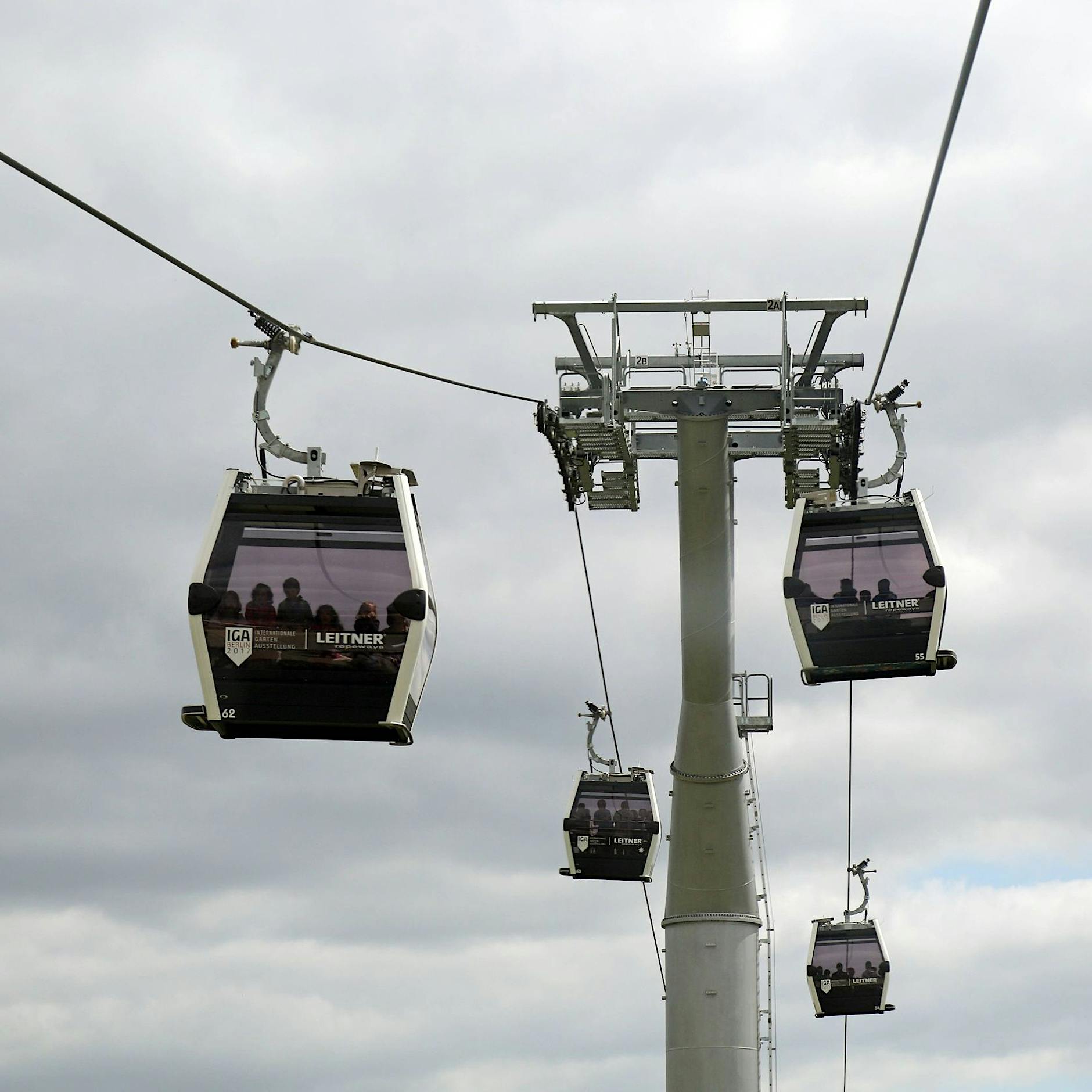 In der Marzahner Seilbahn sollen künftig auch Umweltkarten gelten