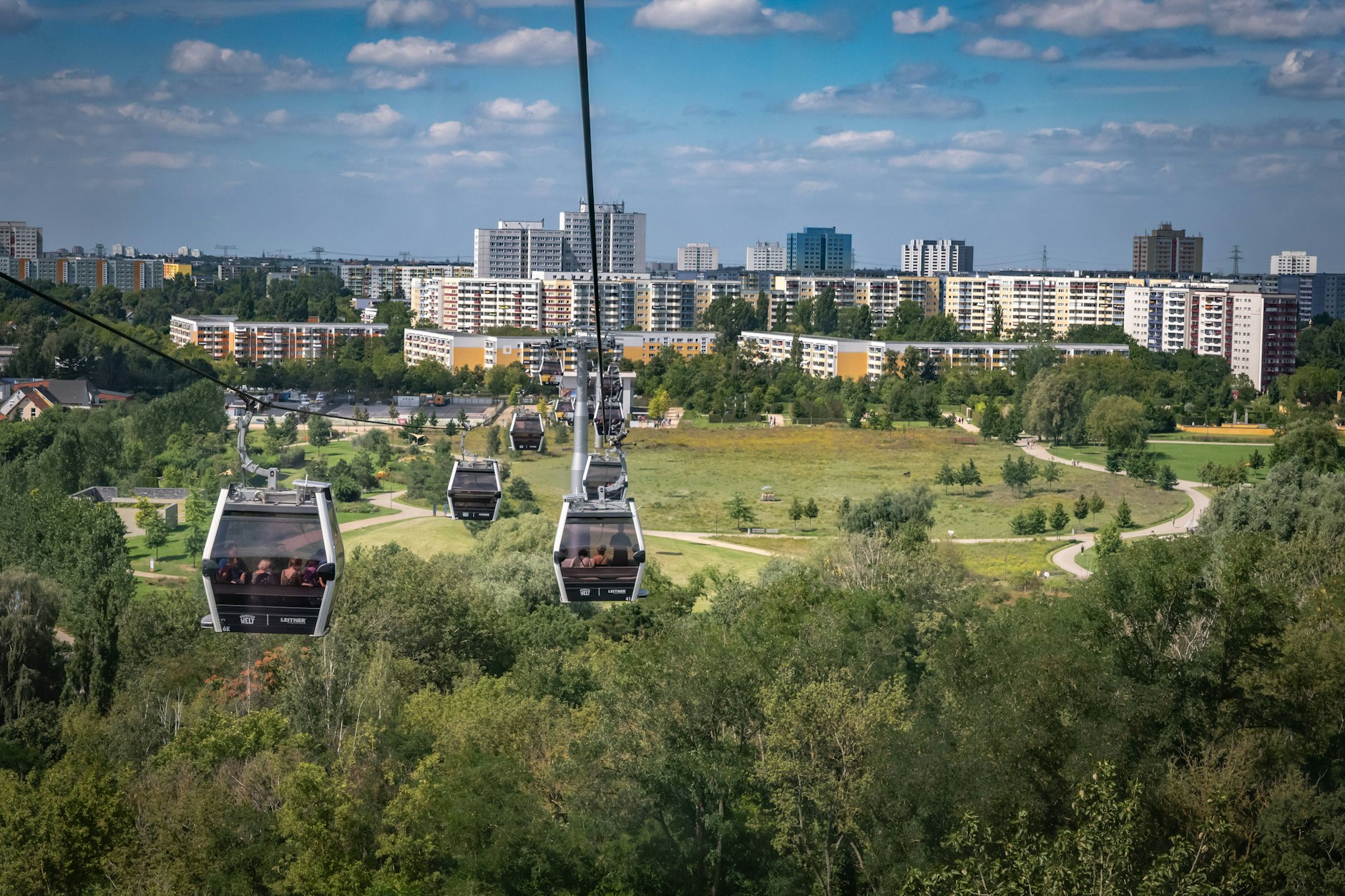 Die Gärten der Welt mit der Seilbahn in Marzahn-Hellersdorf: Der Vorschlag, hier einen Russischen Garten zú errichten, wird nicht realisiert.