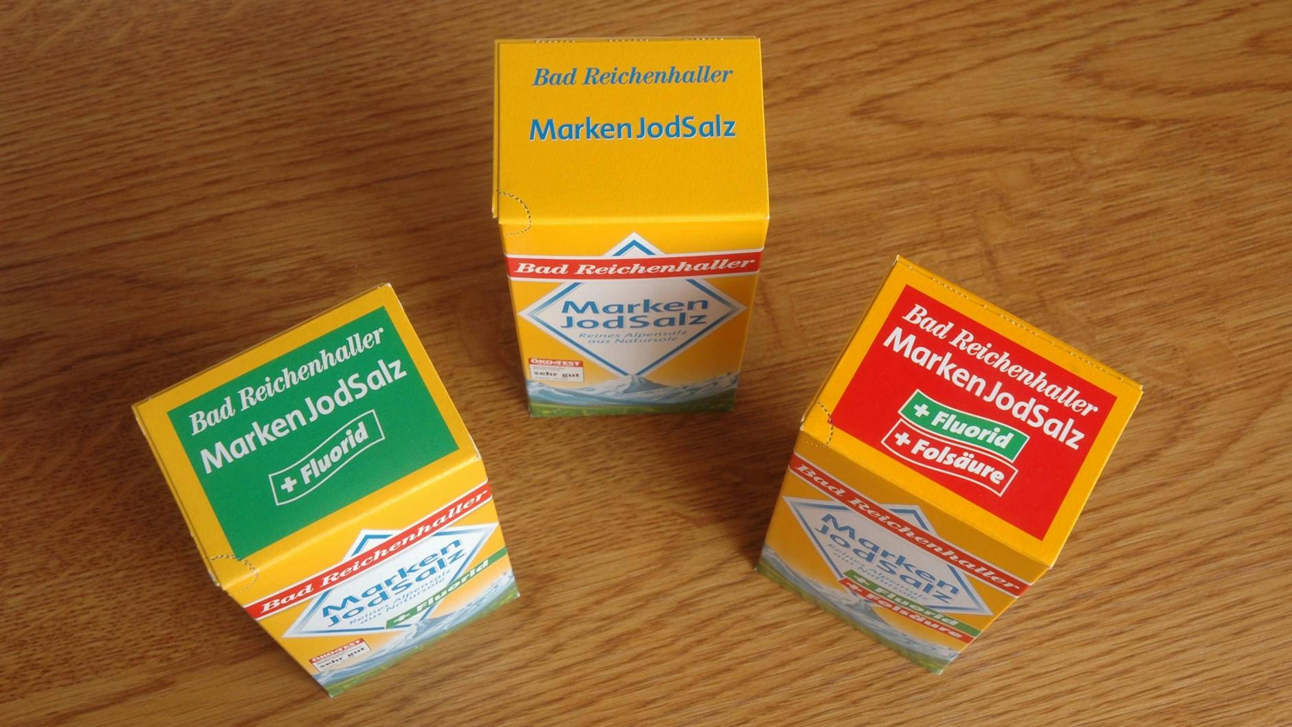 Achten Sie beim Kauf von Salz auf den Jod-Gehalt. Auch Fluorid als Zusatz sei sinnvoll, Extra-Folsäure schade nicht. Bad Reichenhall zählt zu den Testsiegern.