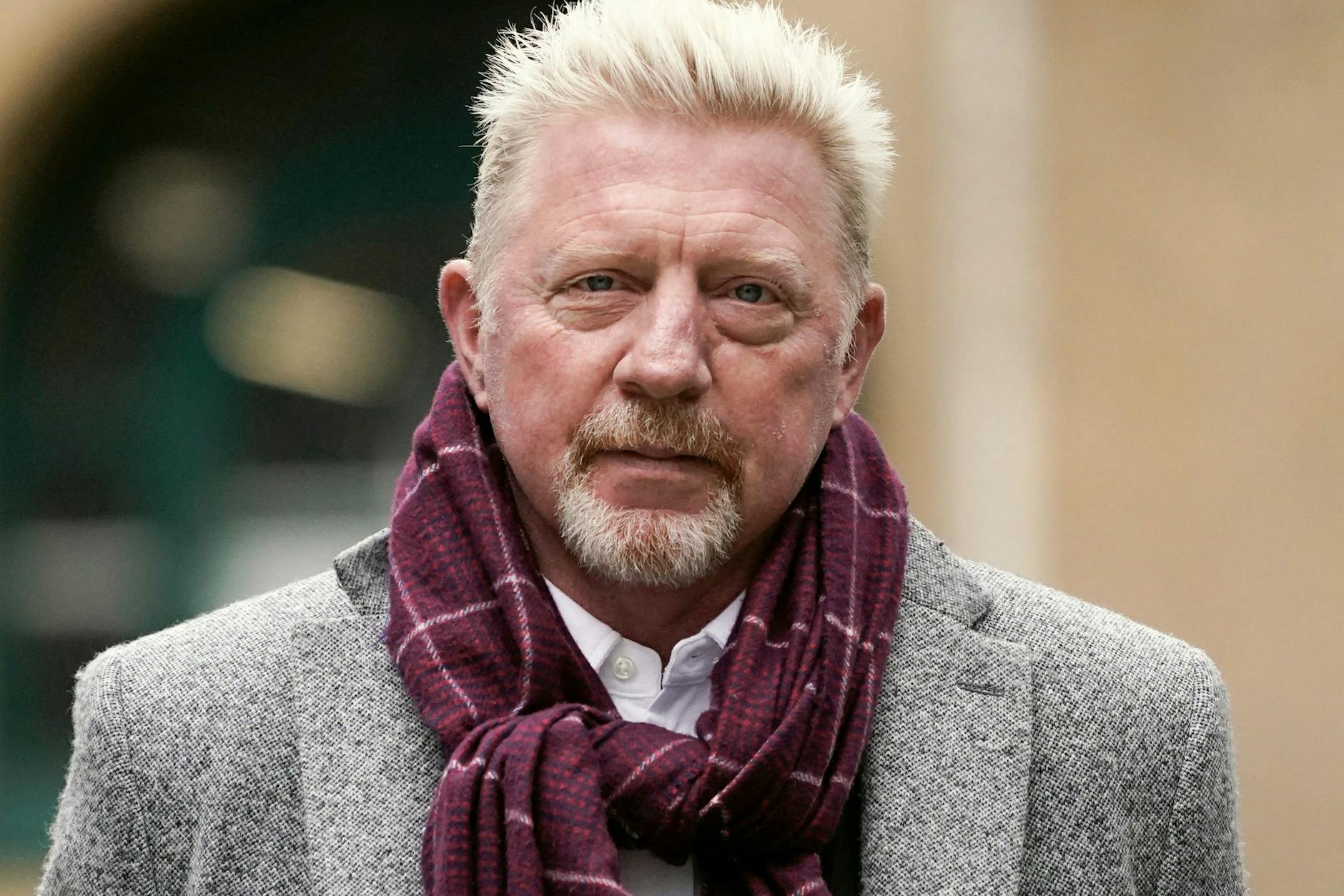 Tennis-Legende Boris Becker trifft am 8. April zu seinem Strafprozess am Southwark Crown Court in London ein (Archivfoto). 