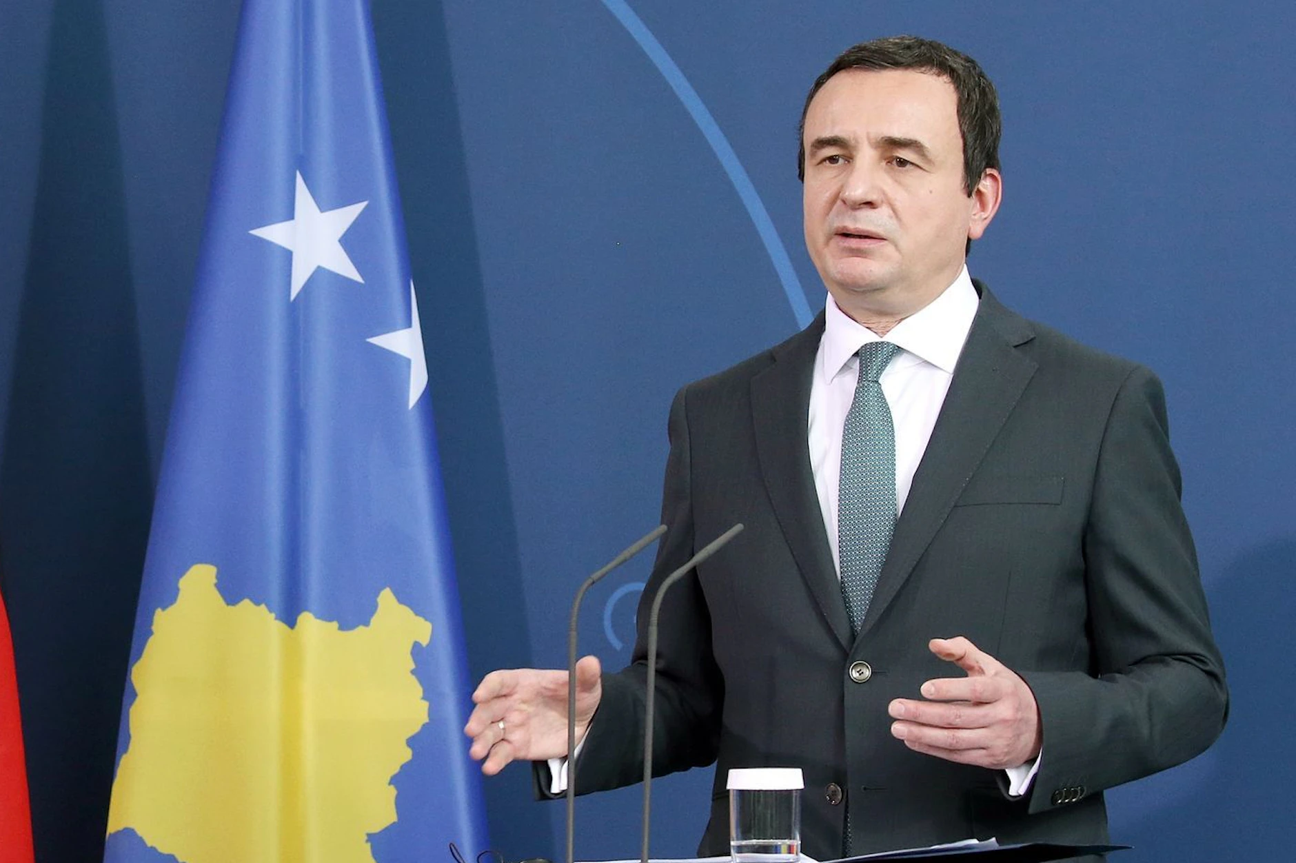 Der Ministerpräsident der Republik Kosovo, Albin Kurti.