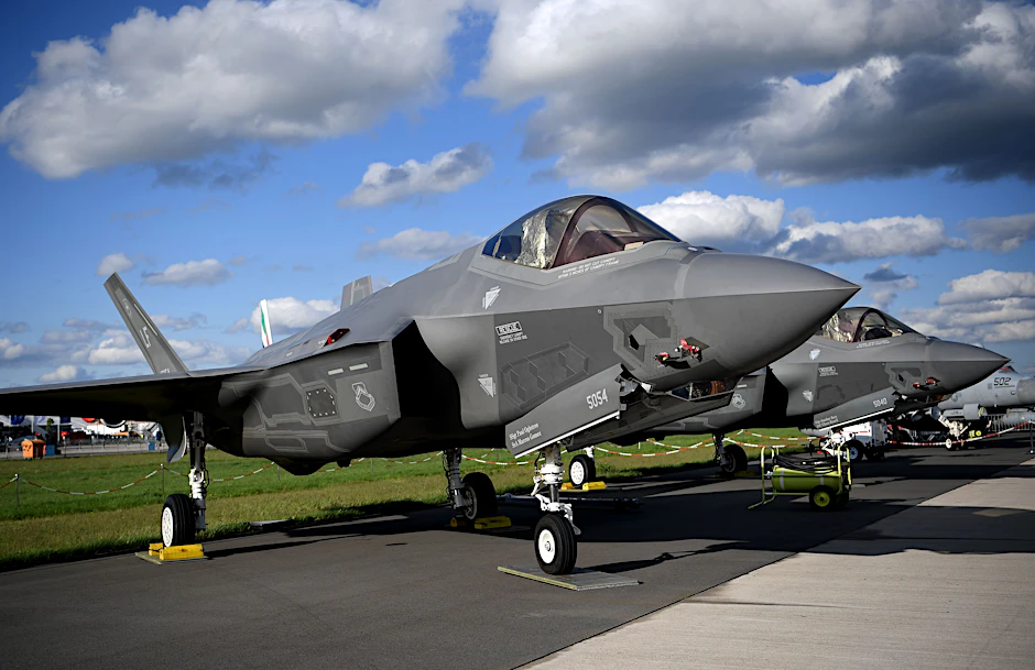 Ein F-35 Tarnkappenjet der Rüstungsschmiede Lockheed Martin.