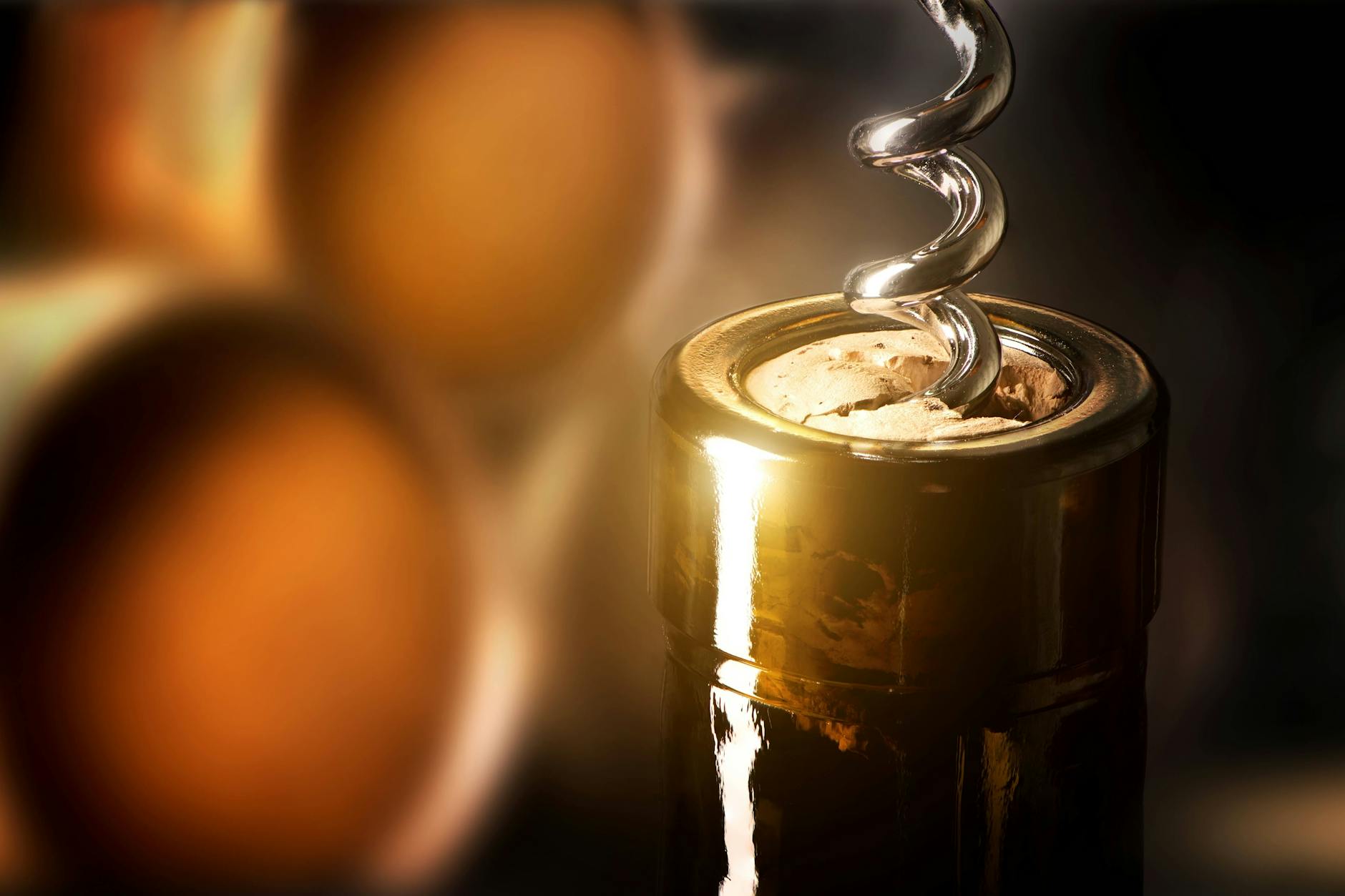 Eine klassische Weinflasche (Symbolbild)