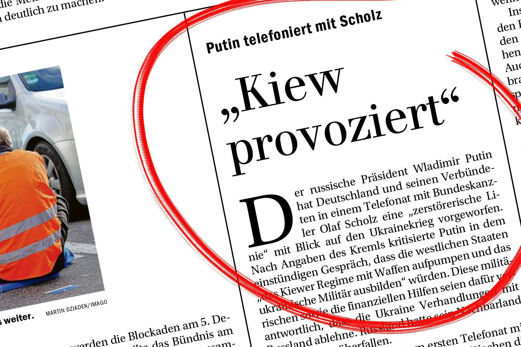 Eine Meldung aus der Wochenendausgabe der Berliner Zeitung vom 3./4. Dezember 2022. „Was stimmt nicht in dieser Spalte?“, hat sich unsere Autorin gefragt.