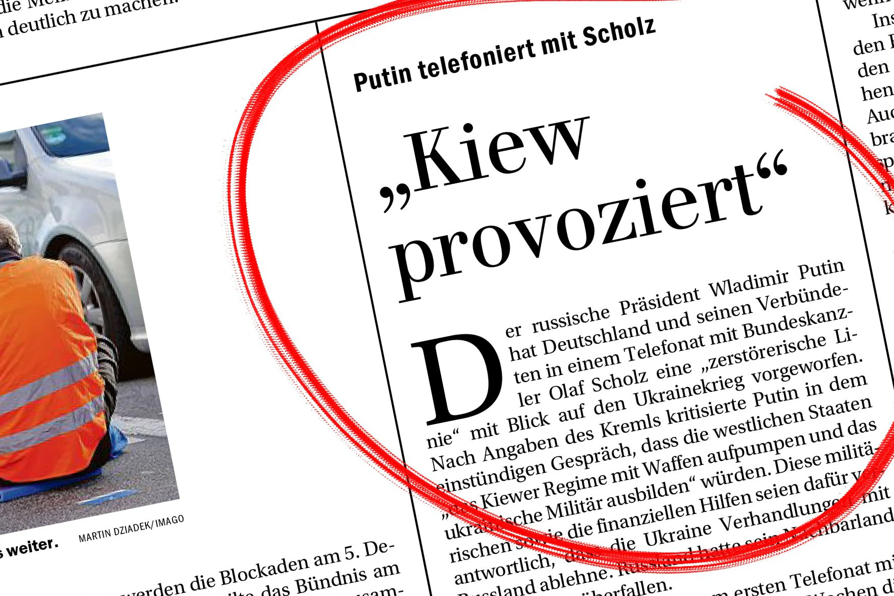 Eine Meldung aus der Wochenendausgabe der Berliner Zeitung vom 3./4. Dezember 2022. „Was stimmt nicht in dieser Spalte?“, hat sich unsere Autorin gefragt.