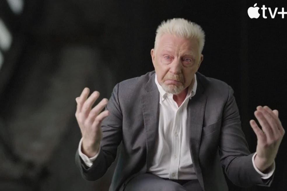 Unter Tränen gibt Tennis-Legende Boris Becker ein Interview für eine Doku, die auf Apple TV+ laufen soll.