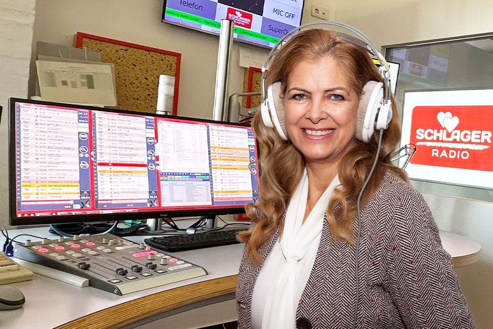 Da ist sie wieder: Die einstige RTL-Wetterfee Maxi Biewer sendet nun beim Schlager Radio in Berlin.