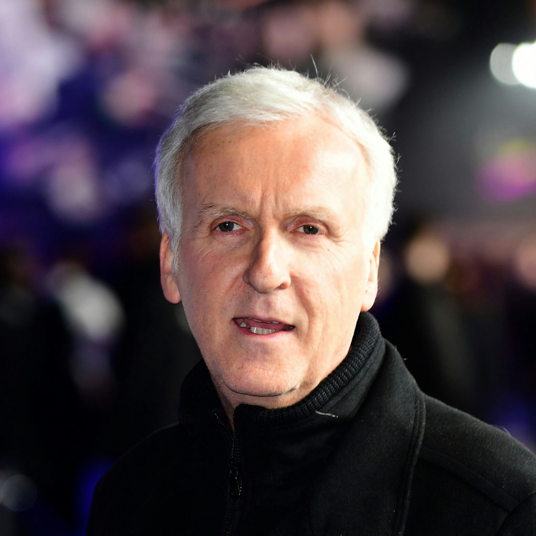 Hollywood-Regisseur James Cameron bei der Weltpremiere des Films „Alita: Battle Angel“ am Odeon Leicester Square in London.
