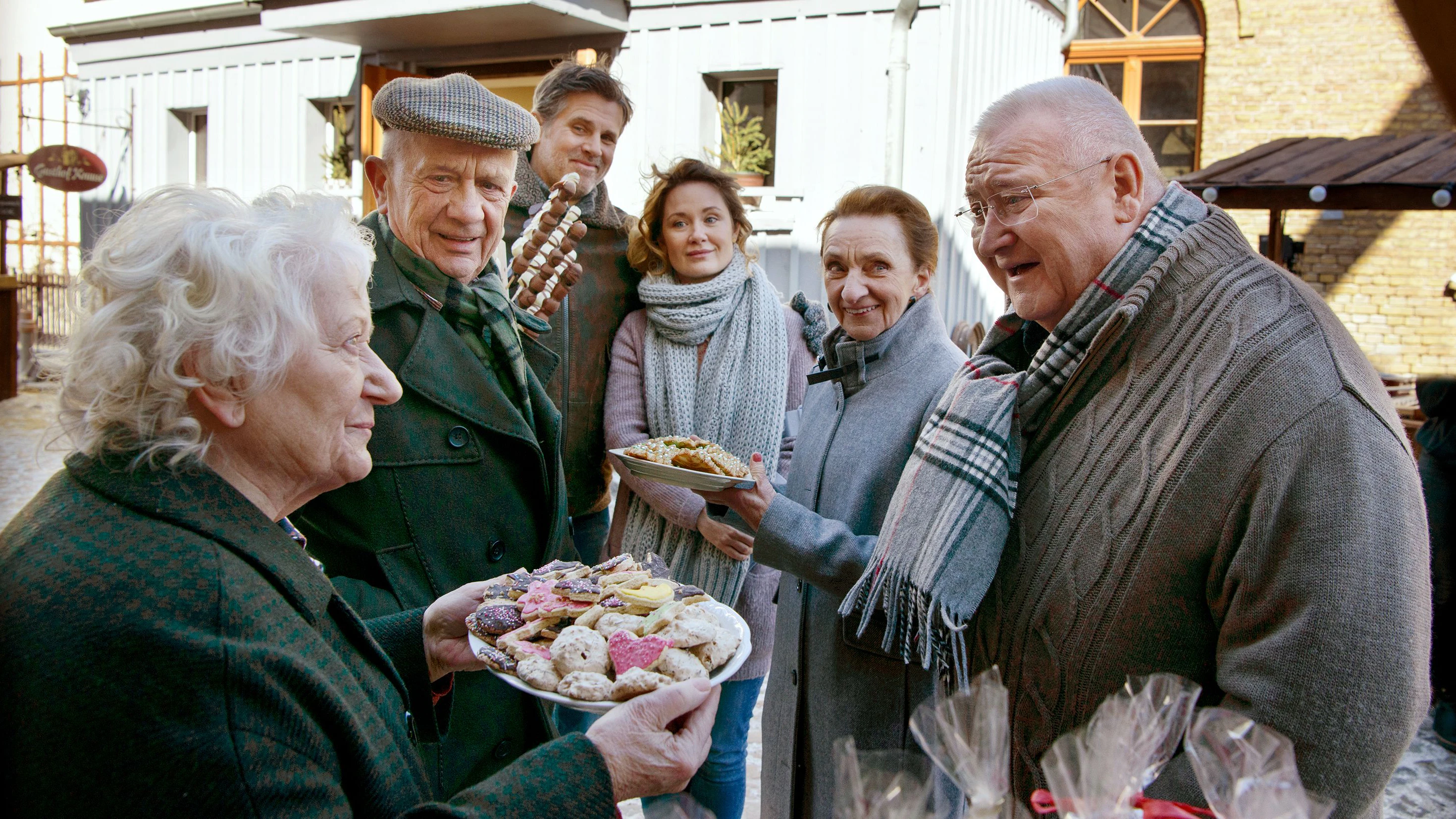 Szenenfoto aus dem letzten Film der Horst-Krause-Reihe: „Krauses Weihnacht“.&nbsp; Er lief schon in der ARD,&nbsp; im RBB ist er am 24. Dezember zu sehen (20.15 Uhr).&nbsp;