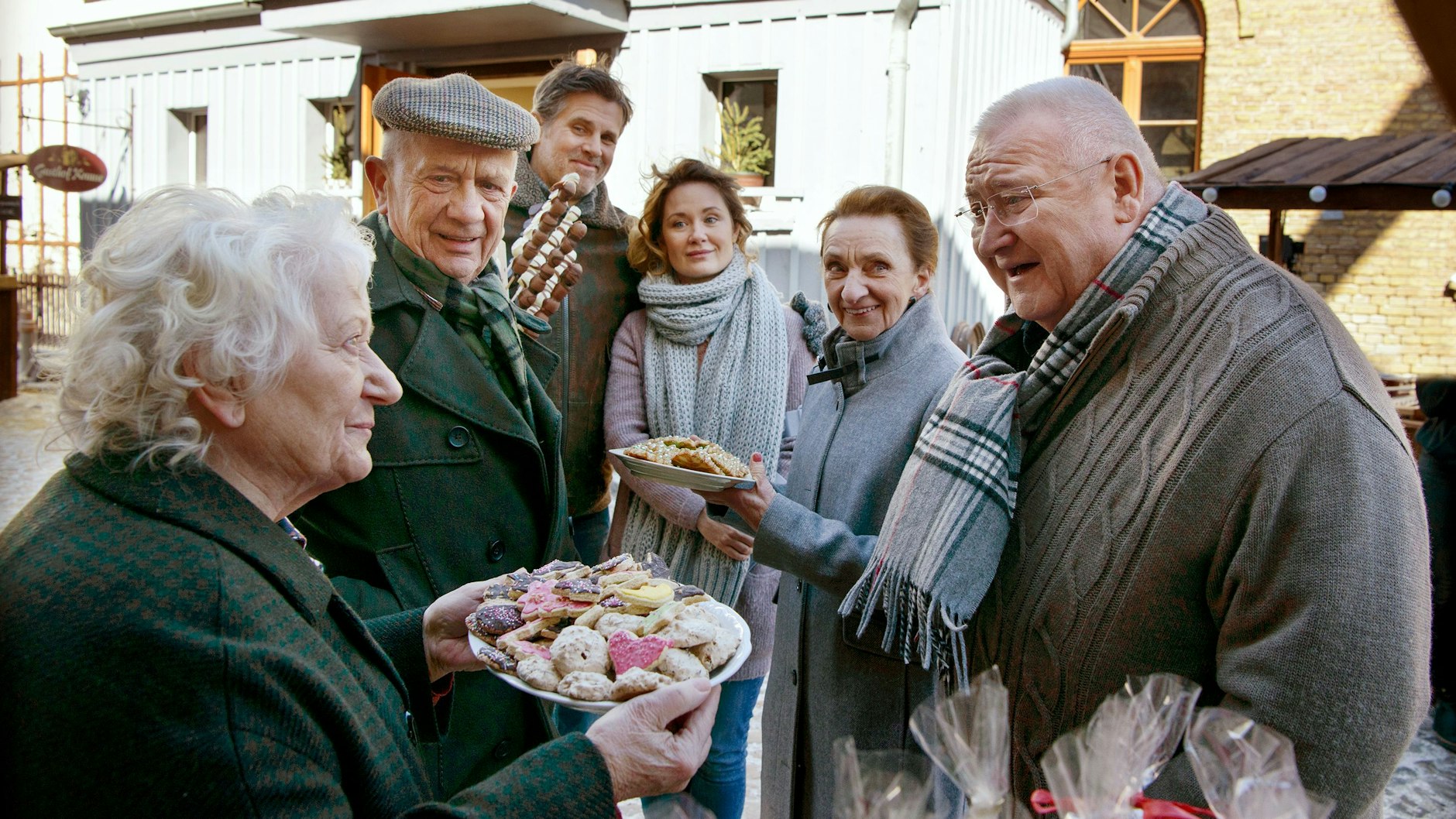 Szenenfoto aus dem letzten Film der Horst-Krause-Reihe: „Krauses Weihnacht“.&nbsp; Er lief schon in der ARD,&nbsp; im RBB ist er am 24. Dezember zu sehen (20.15 Uhr).&nbsp;
