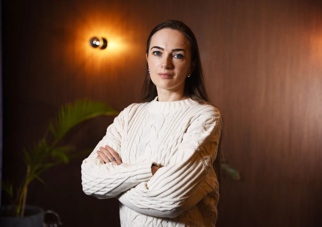 Oleksandra Matviichuk, director of the Centre for Civil Liberties in Kyiv.