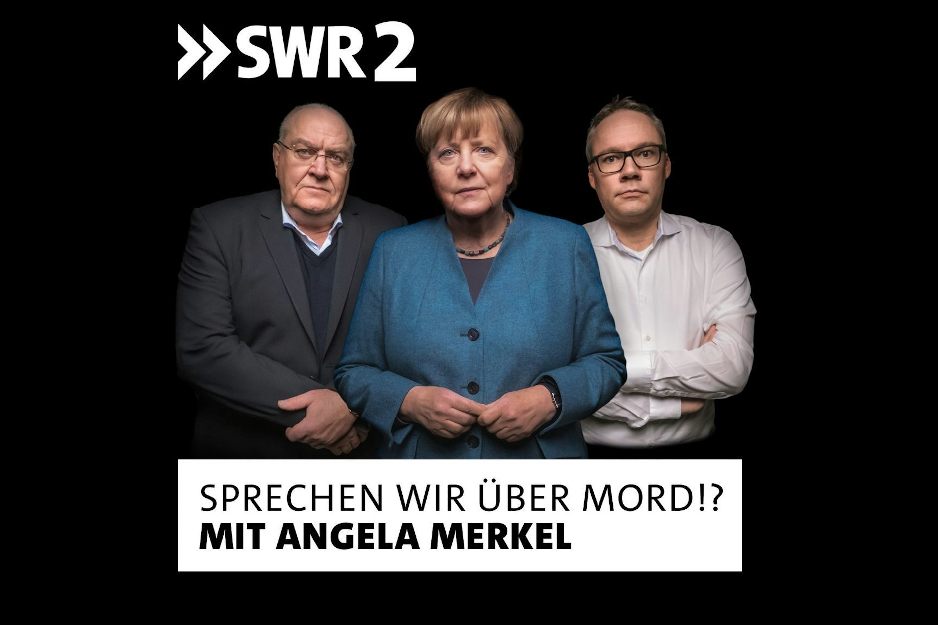 Ex-Bundesrichter Thomas Fischer, Ex-Kanzlerin Angela Merkel und ARD-Terror-Experte Holger Schmidt haben zusammen einen Podcast aufgenommen. 