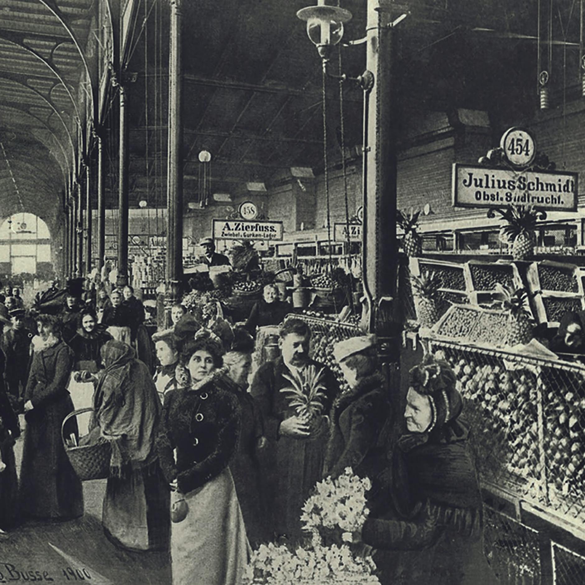 Endlich nicht mehr im Müll versinken: Wie Berlin zu seinen Markthallen kam