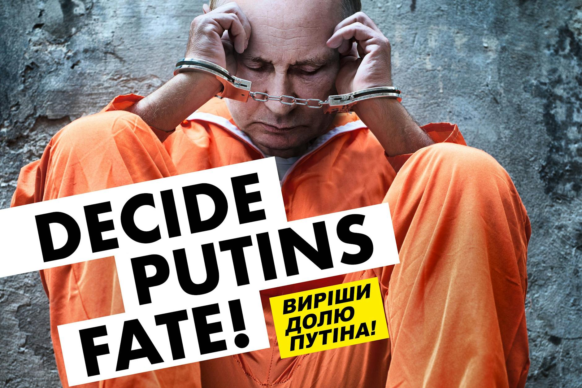Plakatmotiv für die neueste Aktion „Punish Putin“ der Organisation Zentrum für politische Schönheit