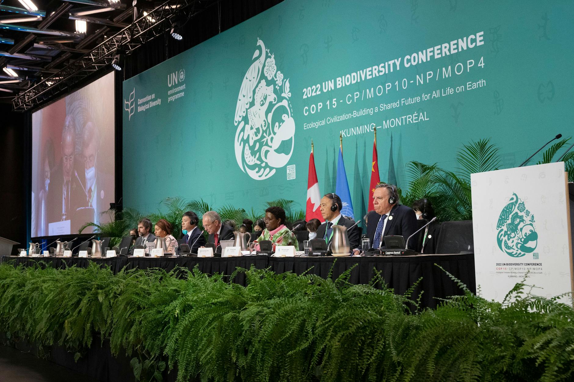 Panel beim Weltnaturgipfel in Montreal