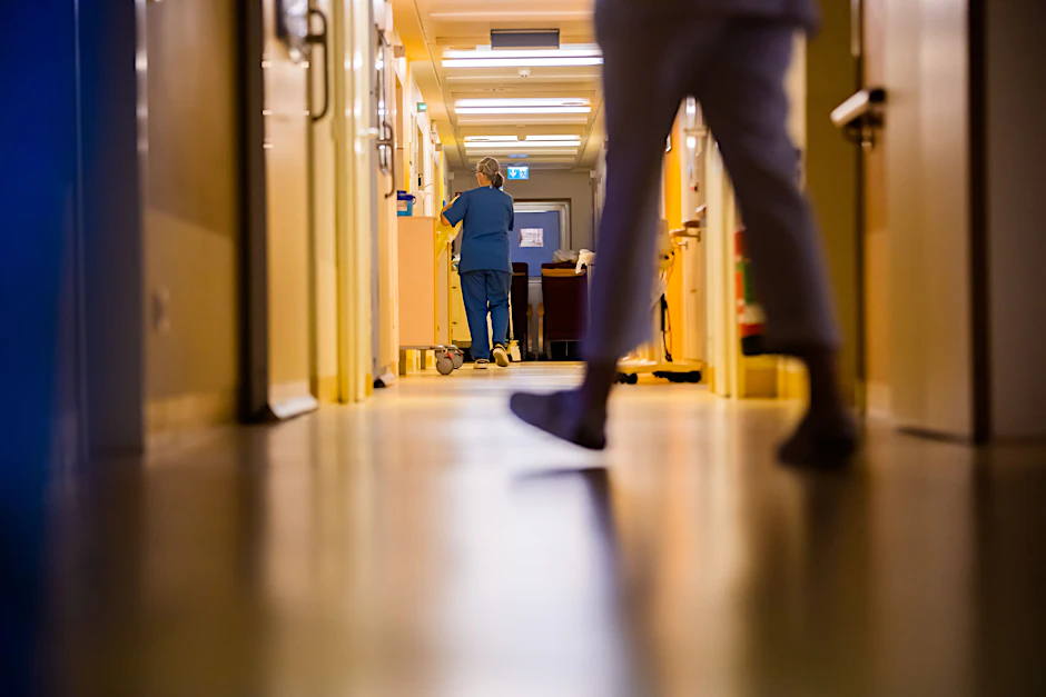 Der Gang der Intensivstation der Kinderklinik des St.-Joseph-Krankenhauses in Berlin