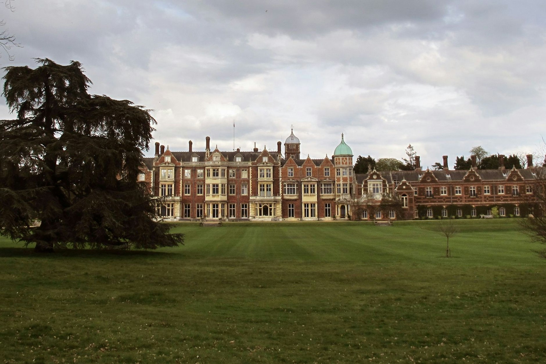 Vorderansicht von Schloss Sandringham.