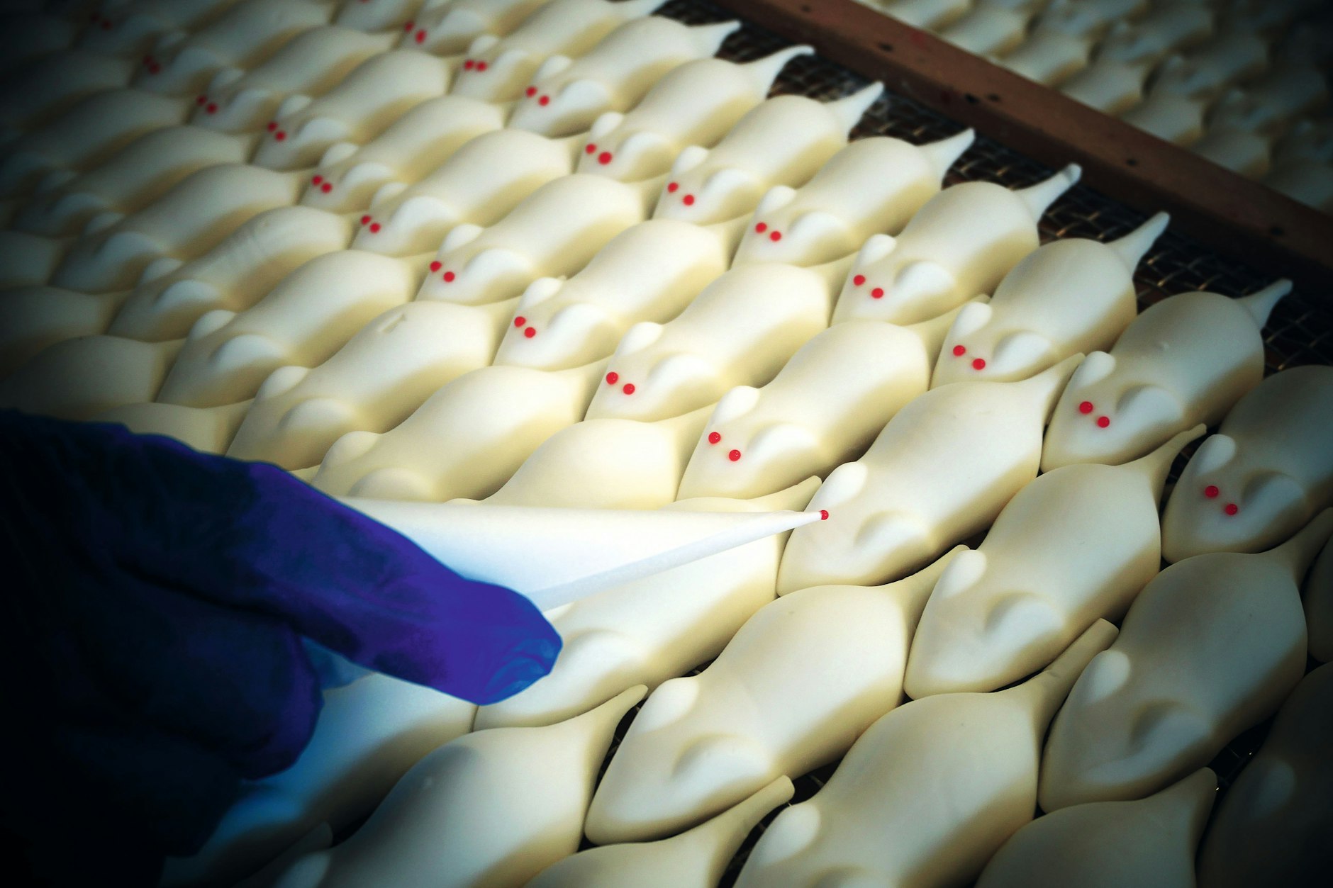 Die weißen Schaumzuckermäuse hat Alfred Seliger 1921 erfunden. Seit über hundert Jahren werden sie nach einem Familienrezept produziert.