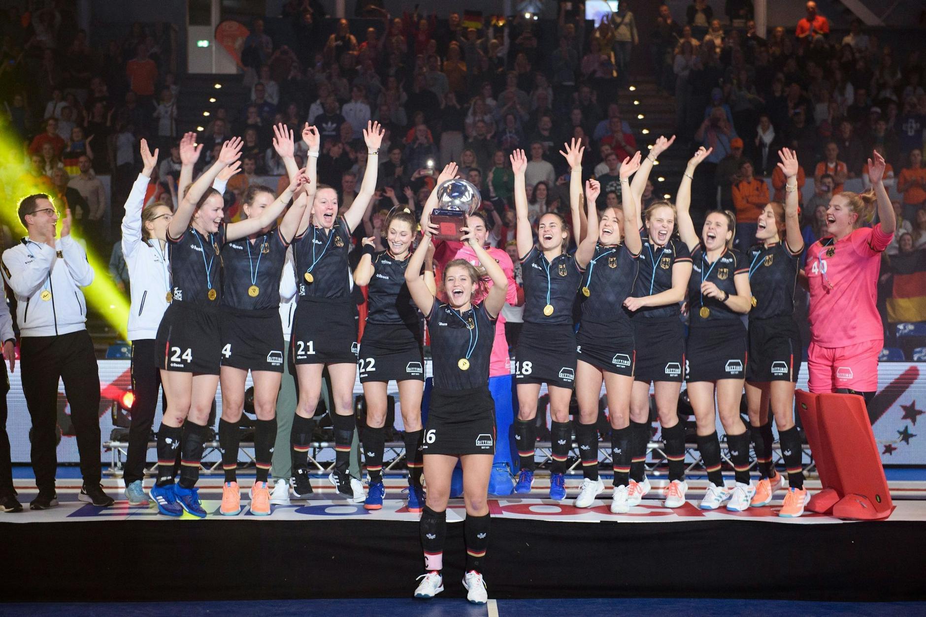 Die deutschen Frauen konnten die Hallen-EM bereits zum 16. Mal gewinnen.