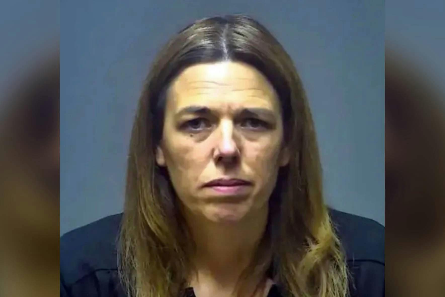 Rabenmutter Kendra Licari bei ihrer Verhaftung.