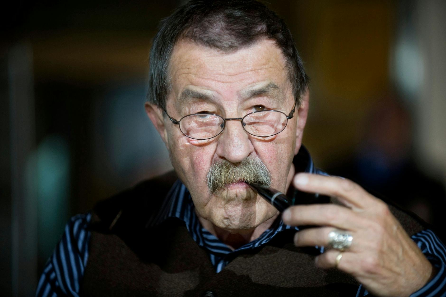 Der Schriftsteller, Grafiker und Bildhauer Günter Grass, fotografiert 2009.