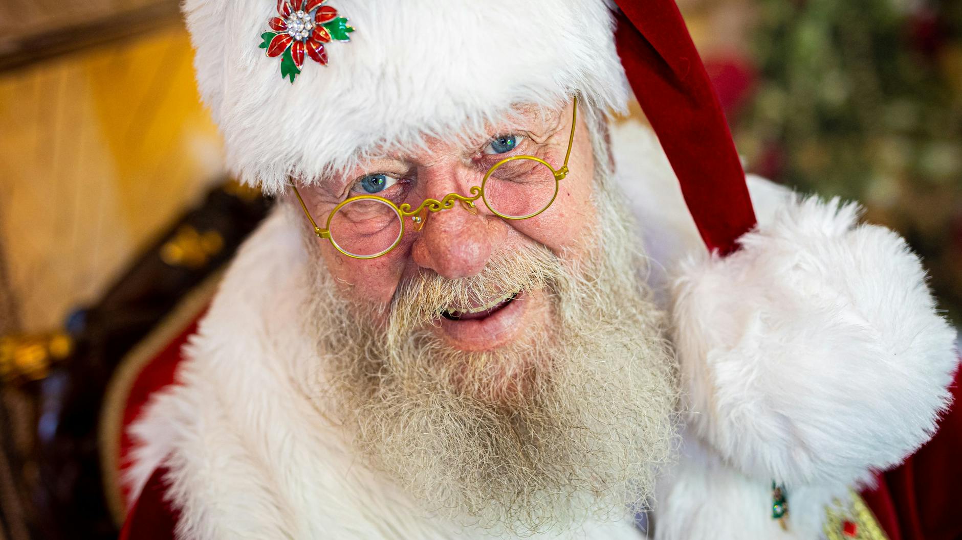 Der Weihnachtsmann kommt.