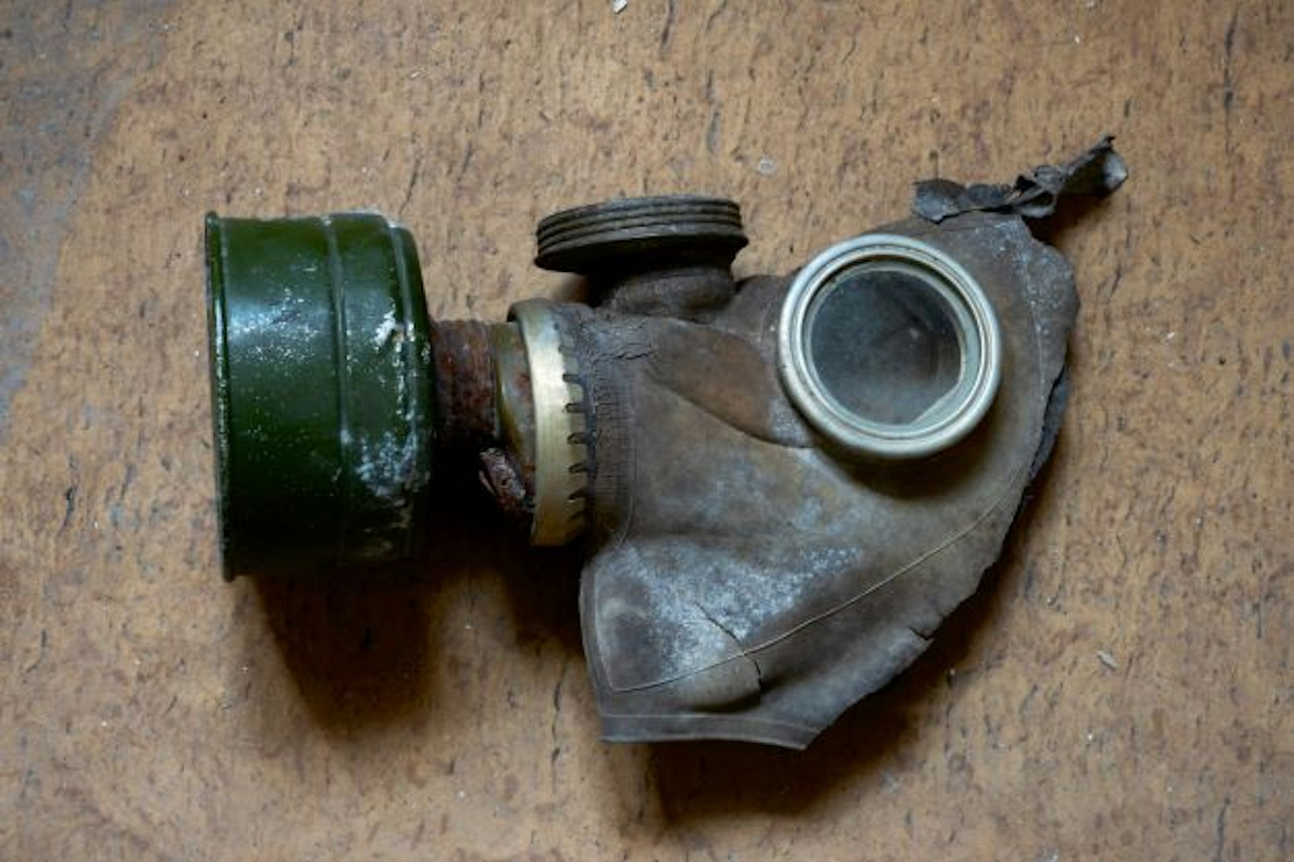 Gasmaske, gefunden in Wünsdorf