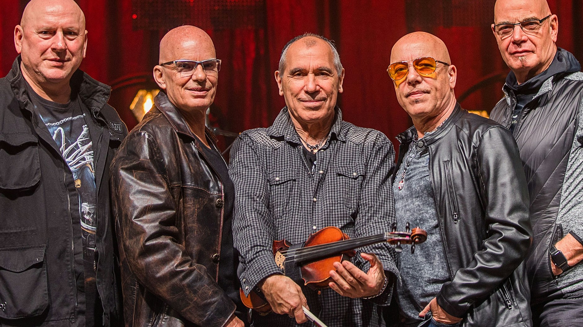 Zum 40-jährigen Jubiläum war Schlagzeiger Klaus Selmke (ganz rechts) noch am Leben.&nbsp;&nbsp;