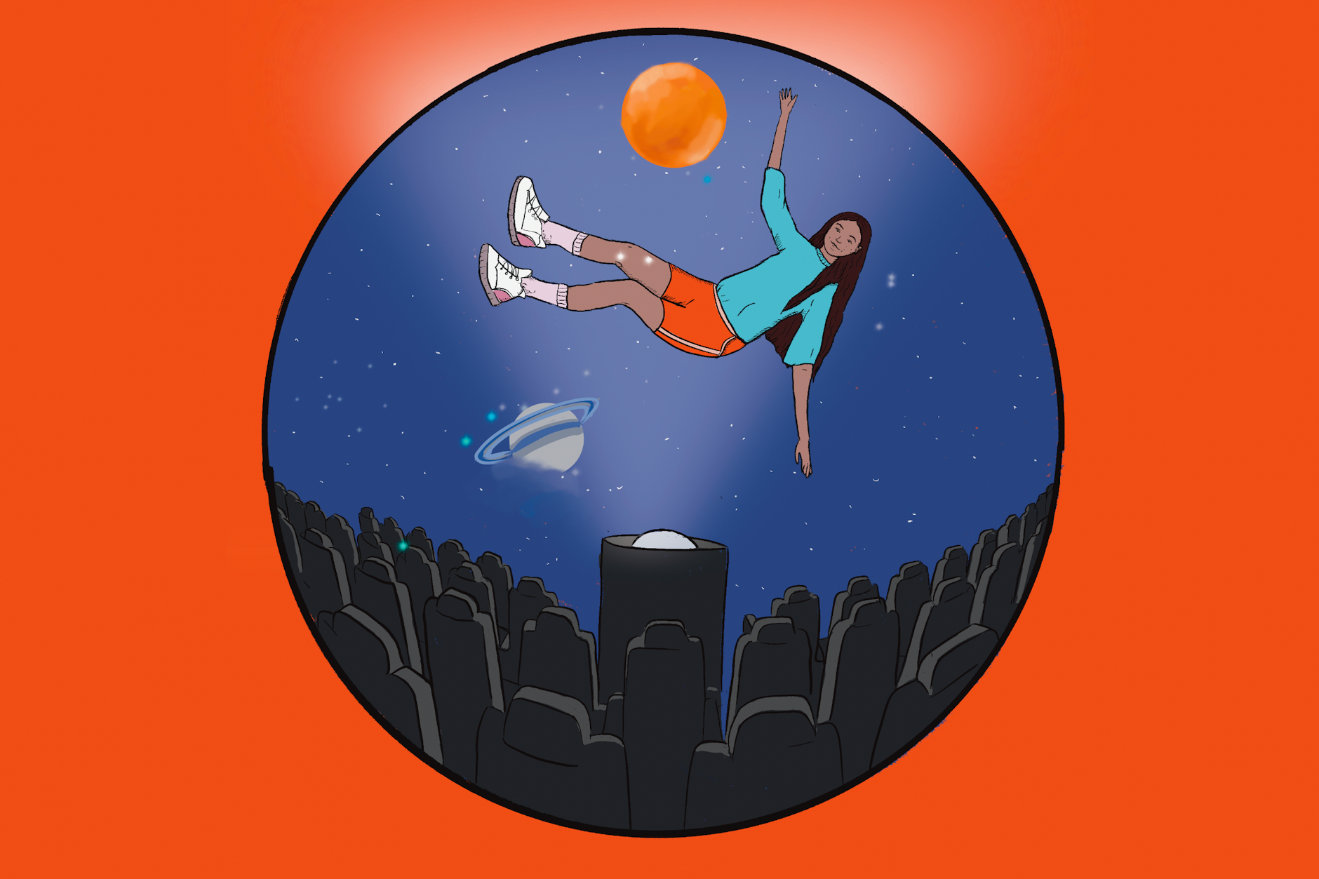 Schnelllauf durch den Sternenhimmel.