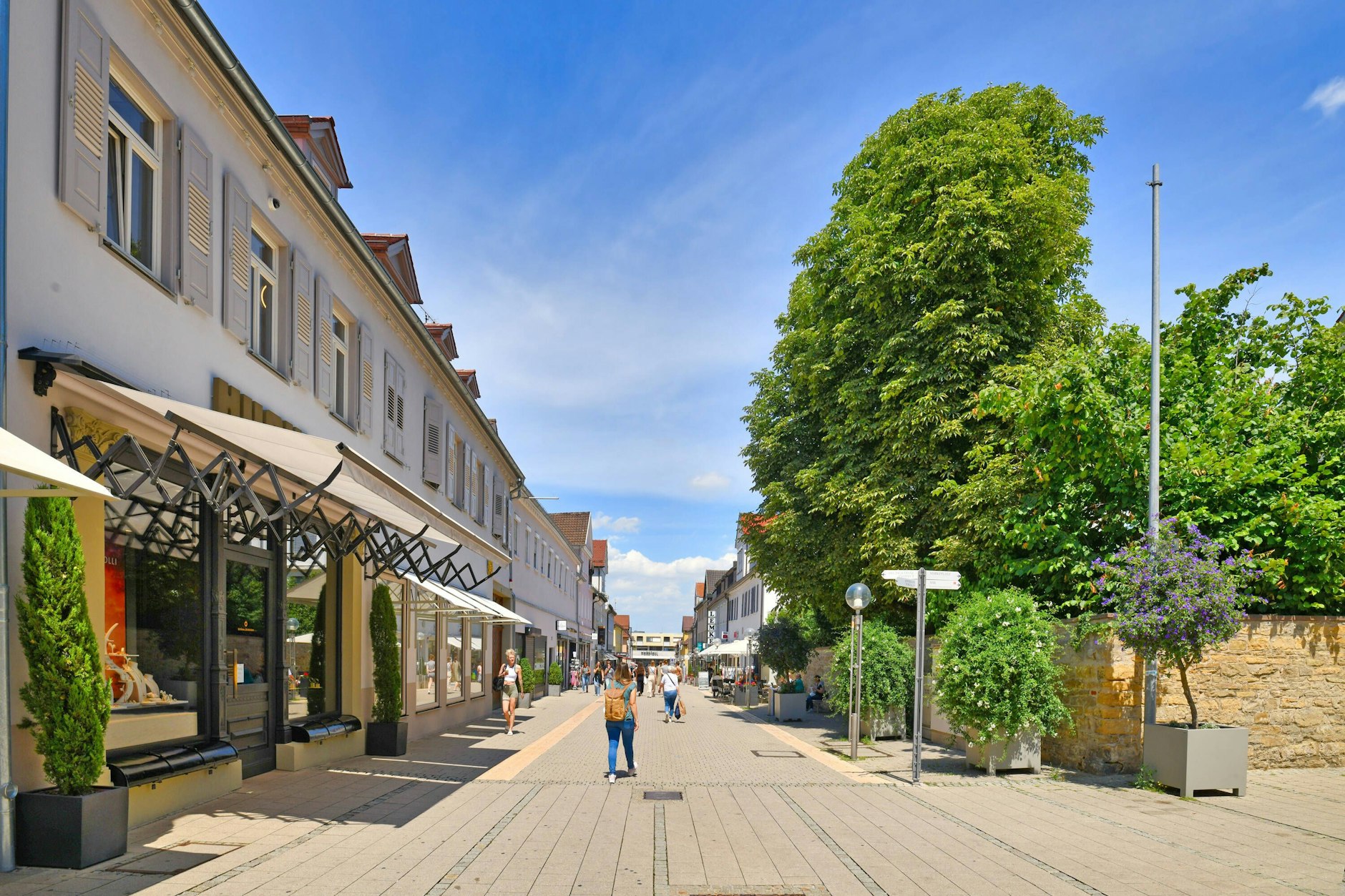 Die Innenstadt von Ludwigsburg: Idyllisch, würden die einen sagen, die anderen: öde.