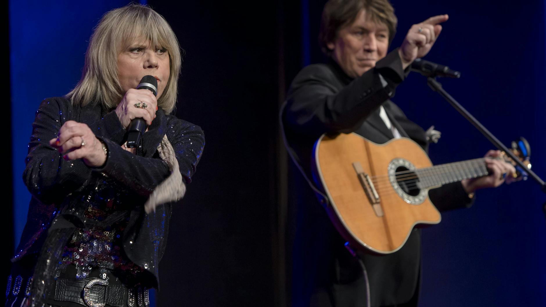 Das Gesangs-Duo Monika Hauff und Klaus-Dieter Henkler gehörte zu den Stars von Zwischen „Frühstück und Gänsebraten“.