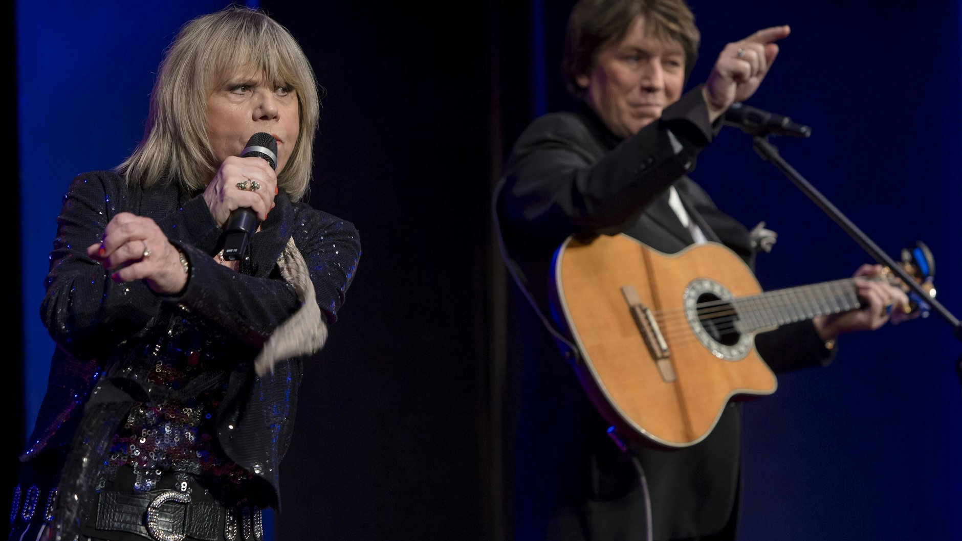 Das Gesangs-Duo Monika Hauff und Klaus-Dieter Henkler gehörte zu den Stars von Zwischen „Frühstück und Gänsebraten“.