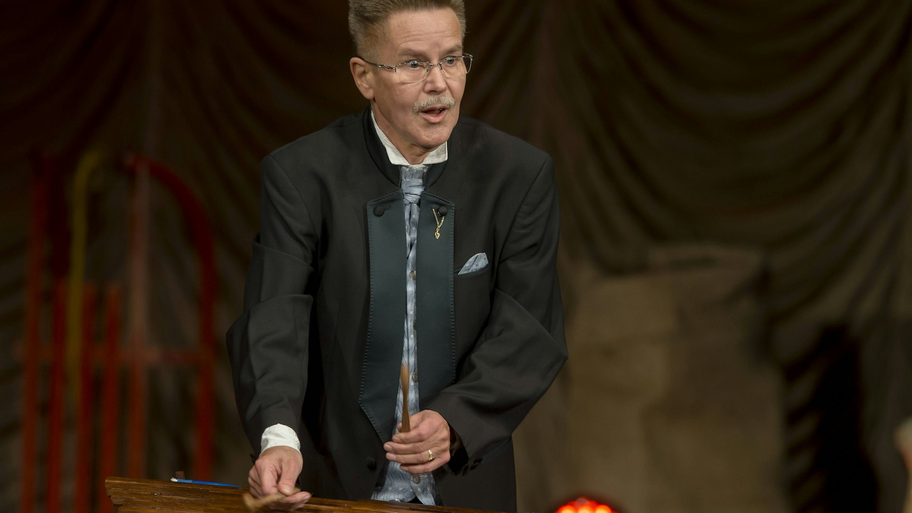 Der Xylophon-Virtuose Bernd Warkus gehörte ebenfalls zu den Gästen von „Zwischen Frühstück und Gänsebraten“.&nbsp;