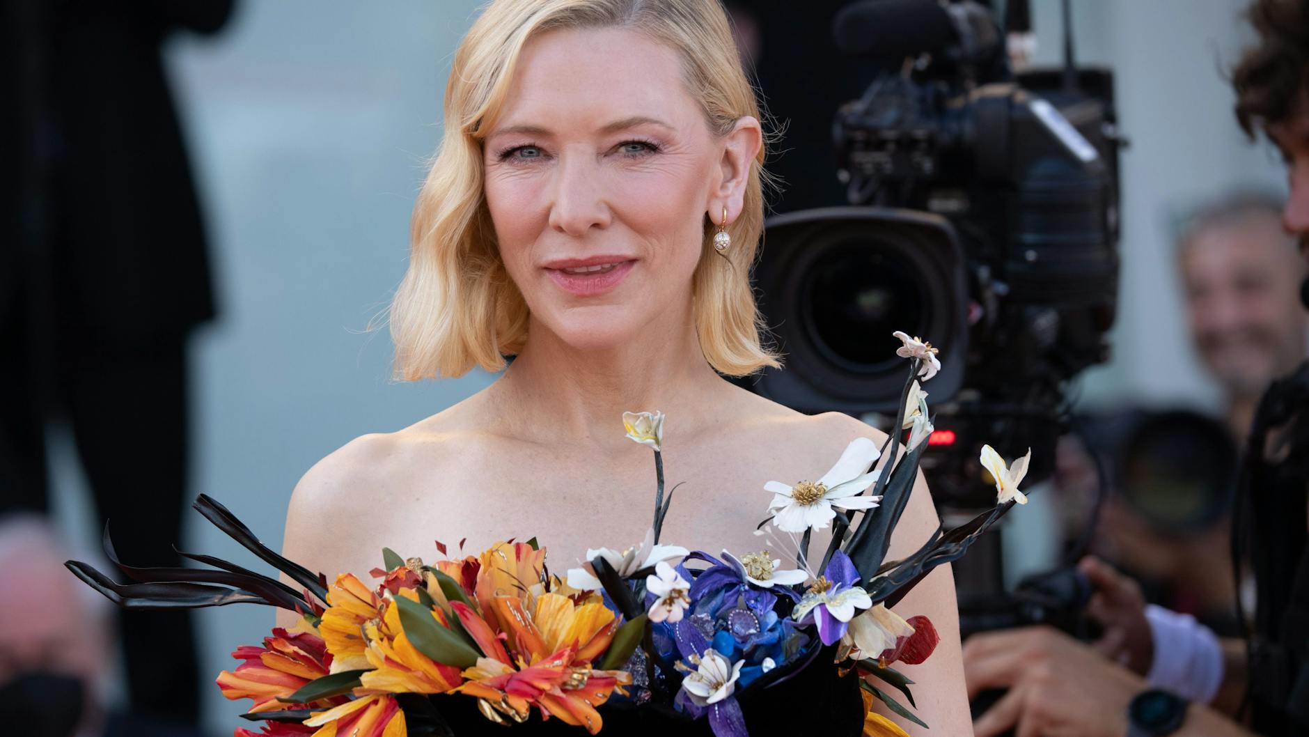 Cate Blanchett auf dem roten Teppich bei der Premiere des Films „Tár“. 