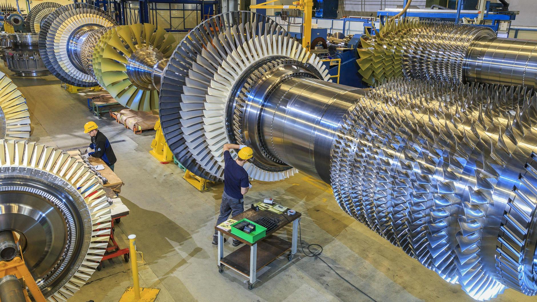 Das Gasturbinenwerk in Moabit gehört zu Siemens Energy.