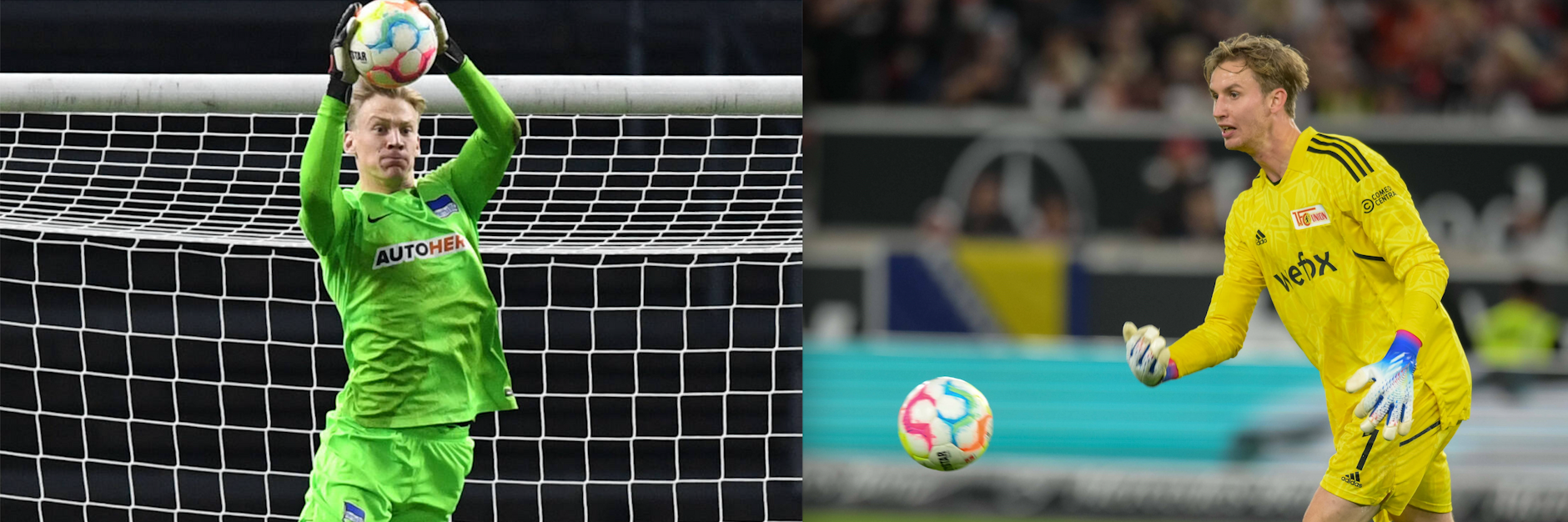 Hertha BSC und der 1. FC Union vertrauen Dänen im Tor: Oliver Christensen und Frederik Rönnow.