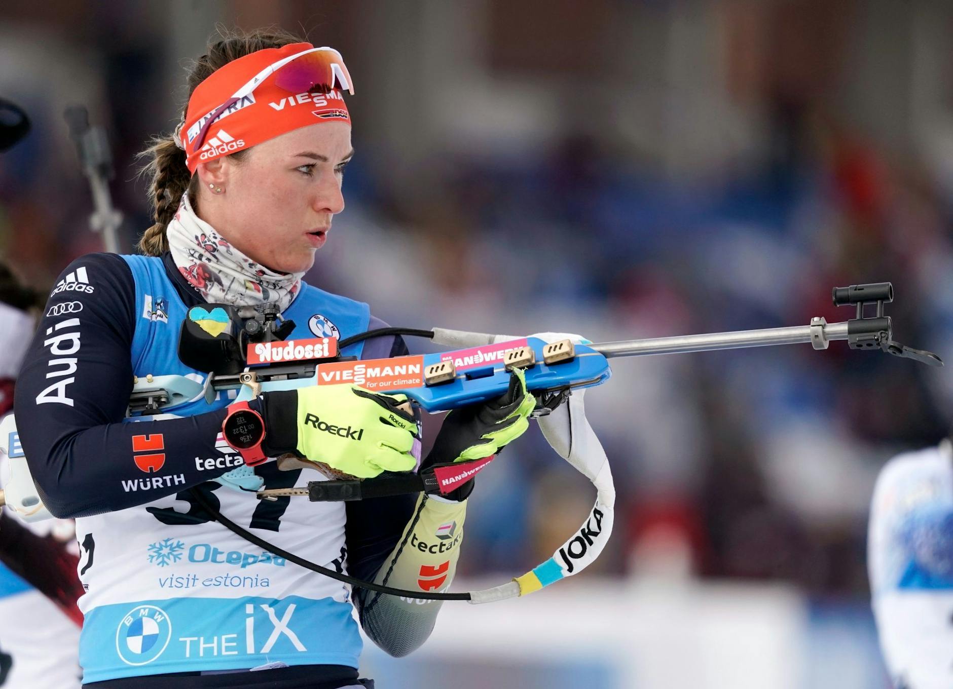 ARCHIV - Wechselte im Sommer 2016 vom Langlauf zum Biathlon: Denise Herrmann-Wick.