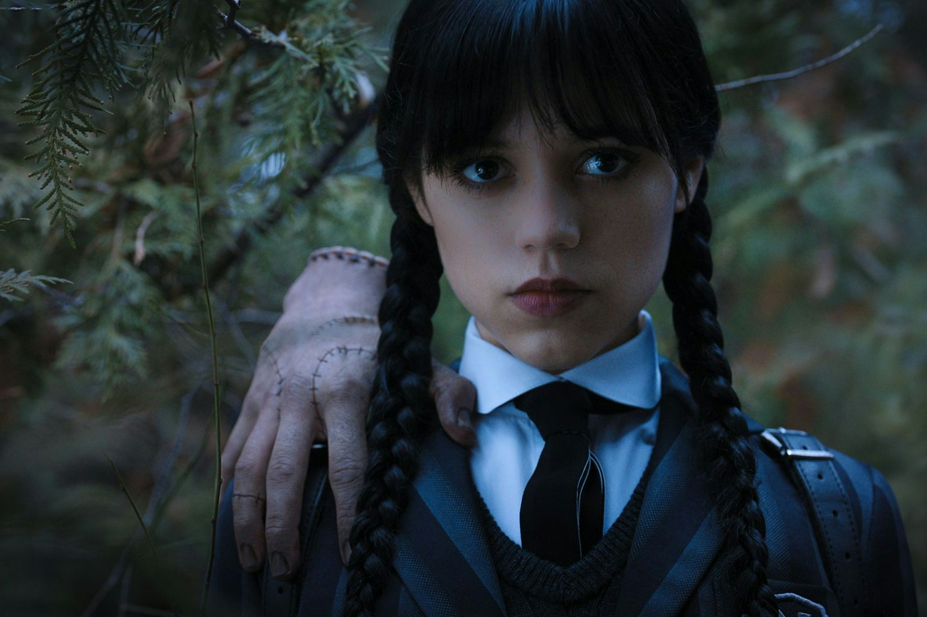 Jenna Ortega als Wednesday Addams. Der Streaming-Hit „Wednesday “hat eine eindrucksvolle Marke geknackt.