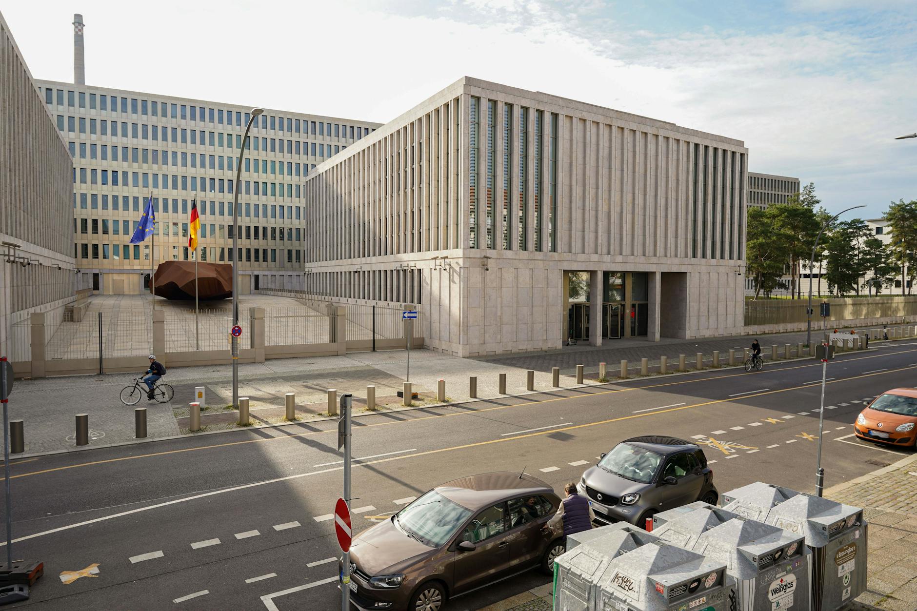 Das BND-Hauptgebäude in Berlin-Mitte