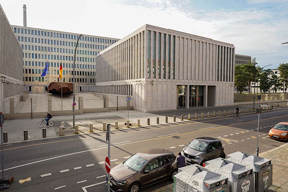 Das BND-Hauptgebäude in Berlin-Mitte