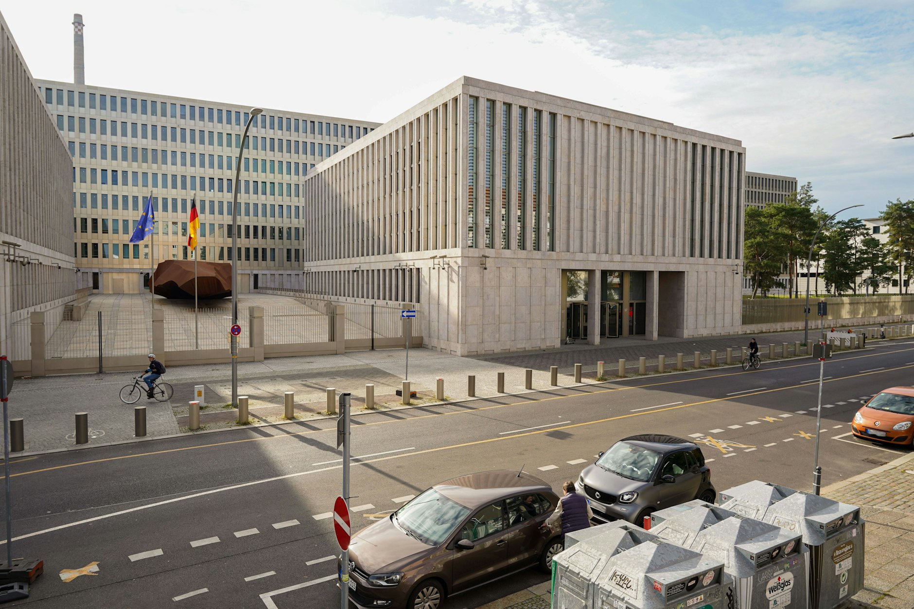 Das BND-Hauptgebäude in Berlin-Mitte