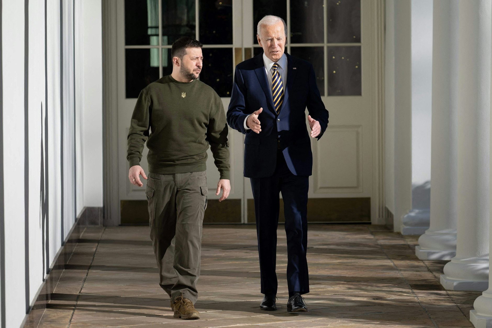 US-Präsident Joe Biden (rechts) mit dem ukrainischen Präsidenten Wolodymyr Selenskyj.